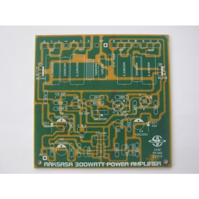 Pcb Raksasa 300 Watt Ocl Power Amplifier Saturn Pa-002 Sale