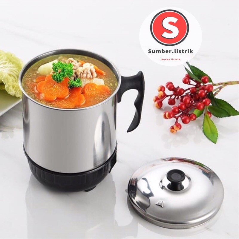 Electric Heating Cup 11cm / 12cm  / 13cm / 14cm  / 15cm Mug listrik Gelas Masak/Teko Elektrik