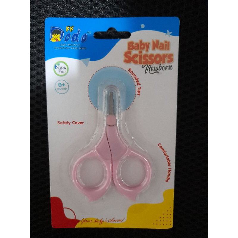 Dodo Baby Scissors - Dodo Gunting Kuku Bayi 0+ dan 3+ - Dodo gunting kuku bayi dengan tutup