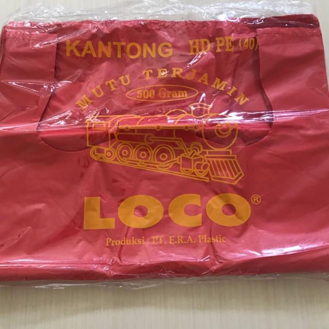 Plastik loco merah tebal 24,28,35 ,40 (500gr)-40x60