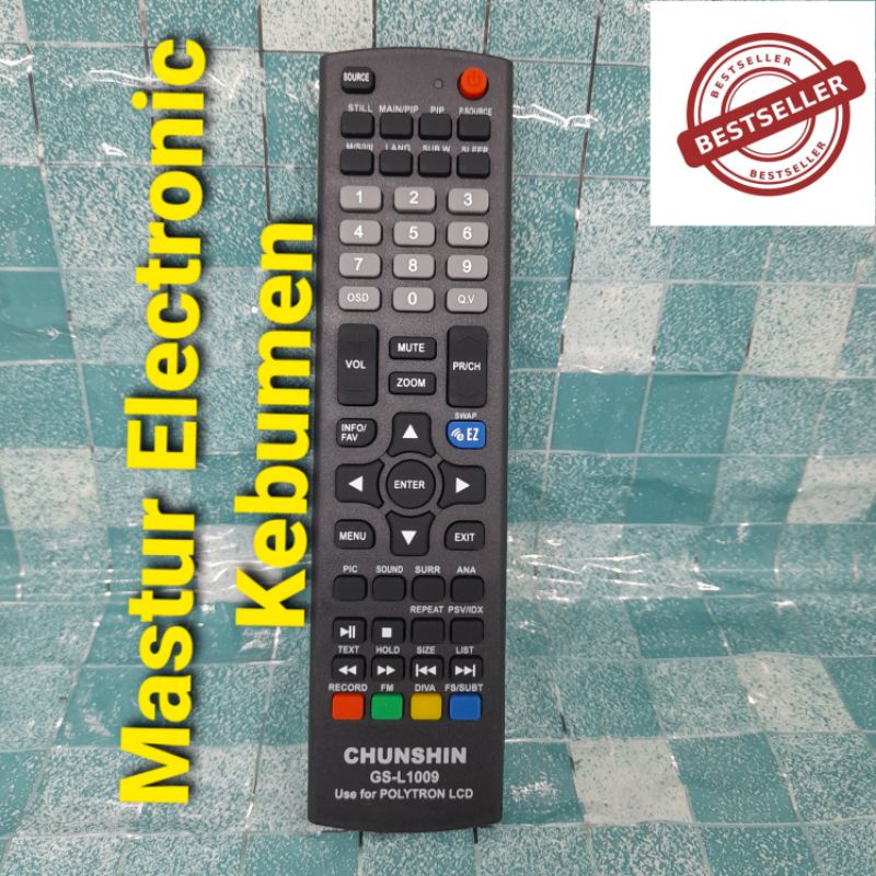 REMOTE REMOT TV LED POLYTRON 81l191 SEPERTI ORIGINAL