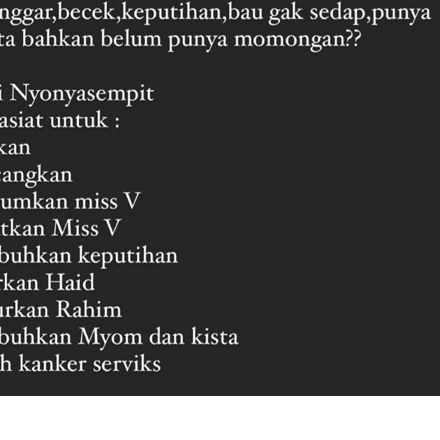 ➫ PROMO 6.6 Nyonya Sempit Original Promo Beli 1 Dapat 10 Gift Gratis ✴