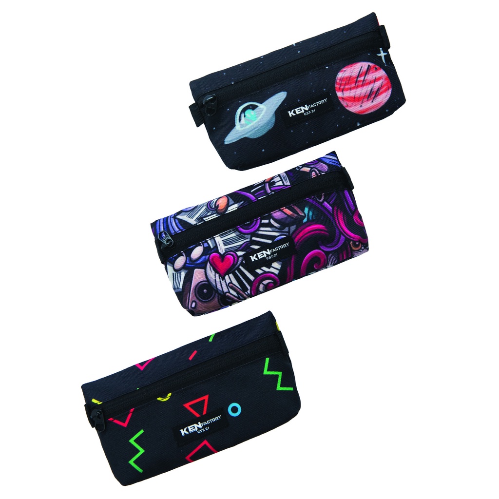 STAND Pencil Case // Tempat Pencil Printing// Mini Pouch // Tempat Pensil Murah - KENFACTORY