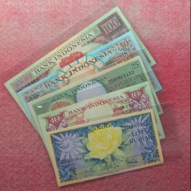 SET MINI BUNGA 5-100 UNC