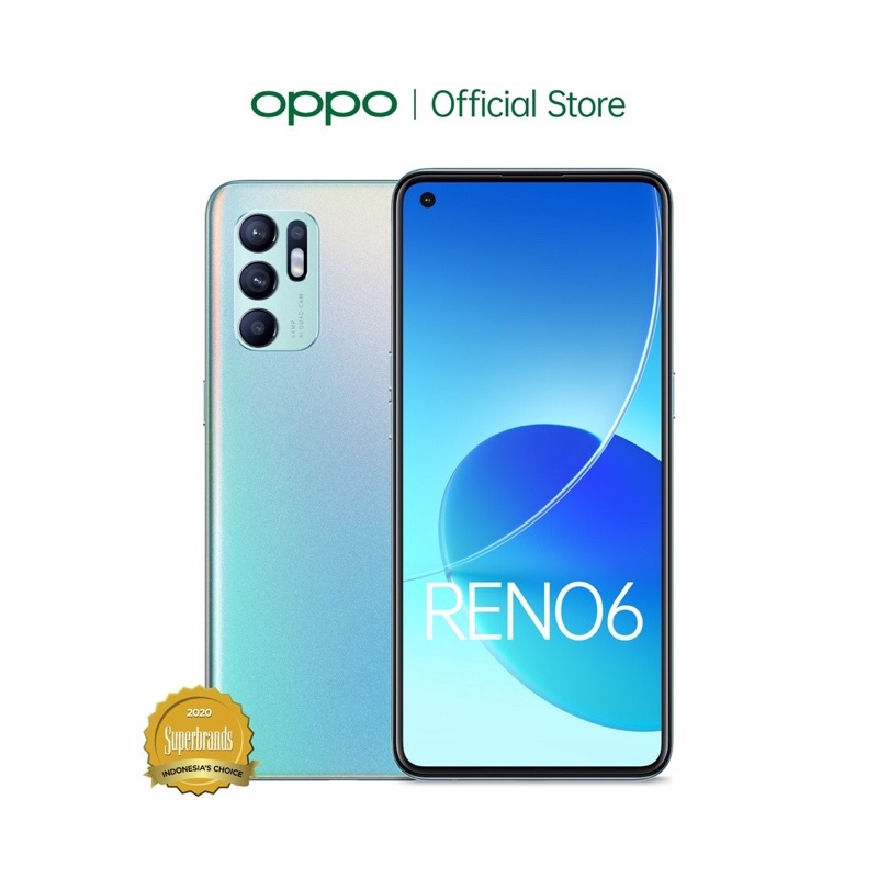 OPPO Reno6 8/128GB [64MP AI Quad Camera, 50W Flash Charge, OPPO Reno Glow]