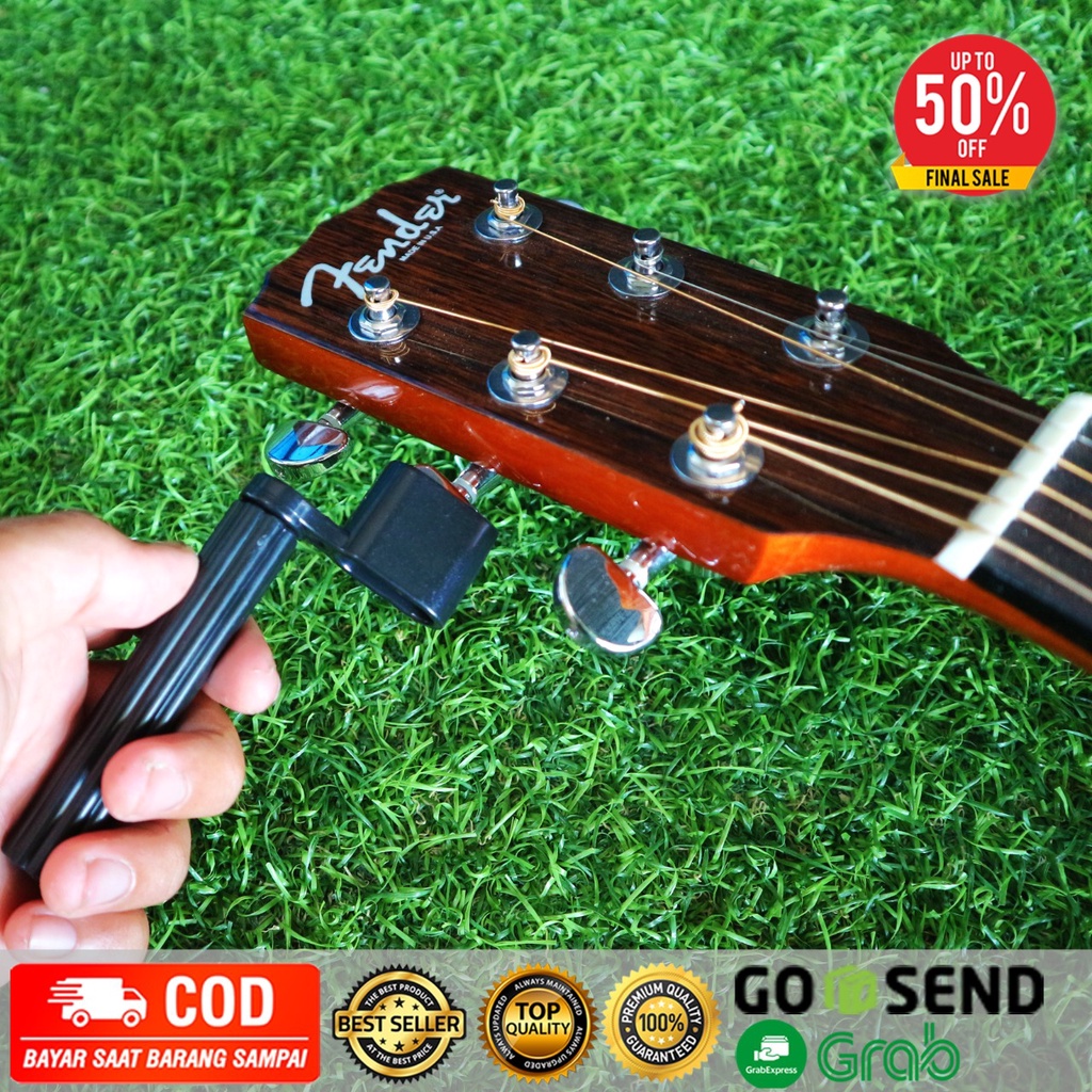 String Winder Gitar Alat Pemutar Gitar Peg Winder Gitar 2 in 1