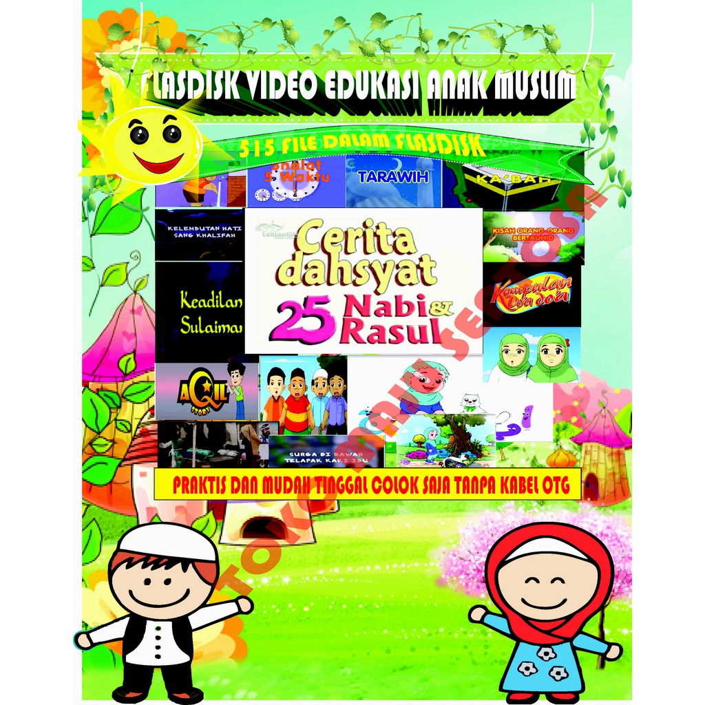 Flasdisk Otg Dual Usb Video Edukasi Anak Muslim Banyak Bonusnya