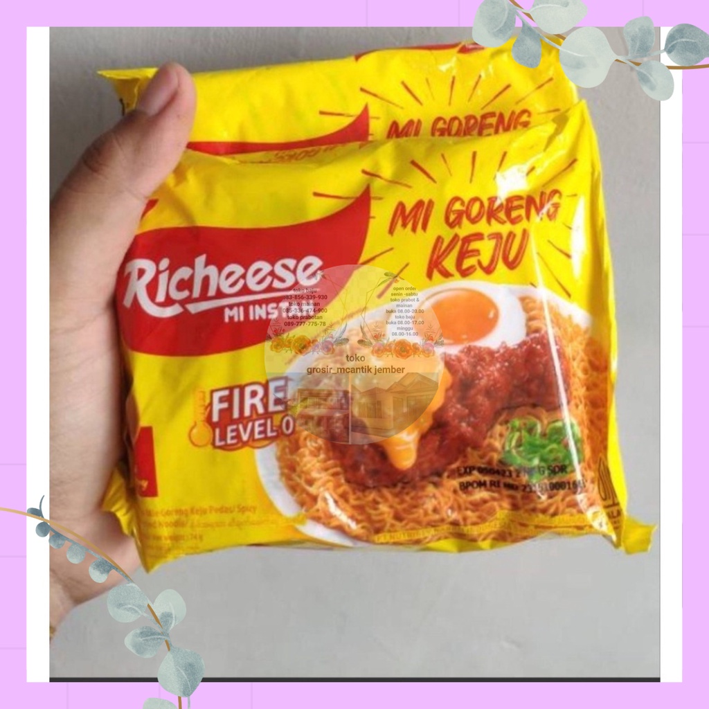 

Mie Richeese Level 0 Viral Murah Harga Grosir