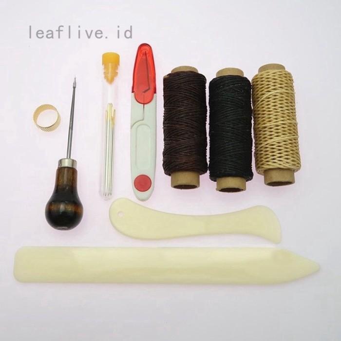 Benang Leaflive Set Alat Jilid Buku Jarum Benang