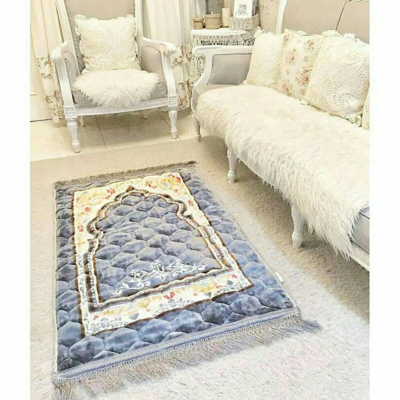 Sajadah Bulu Tebal Good Quality Model Turkey Hampers Lebaran Alas Peralatan Sholat Muslim