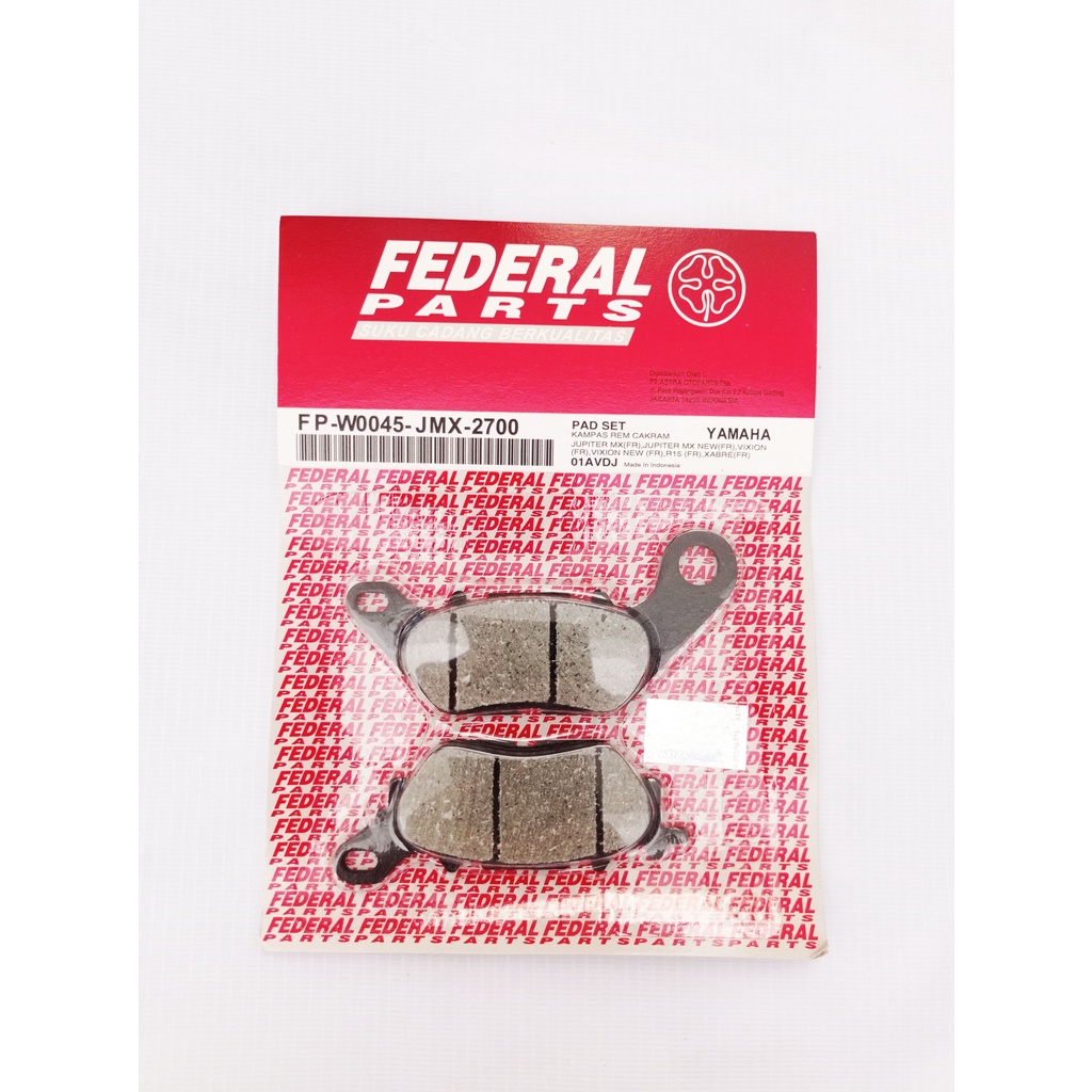 KAMPAS REM FP-W0045-JMX-2700 FEDERAL ORIGINAL KAMPAS REM JUPITER,VIXION,R15,XABRE MURAH