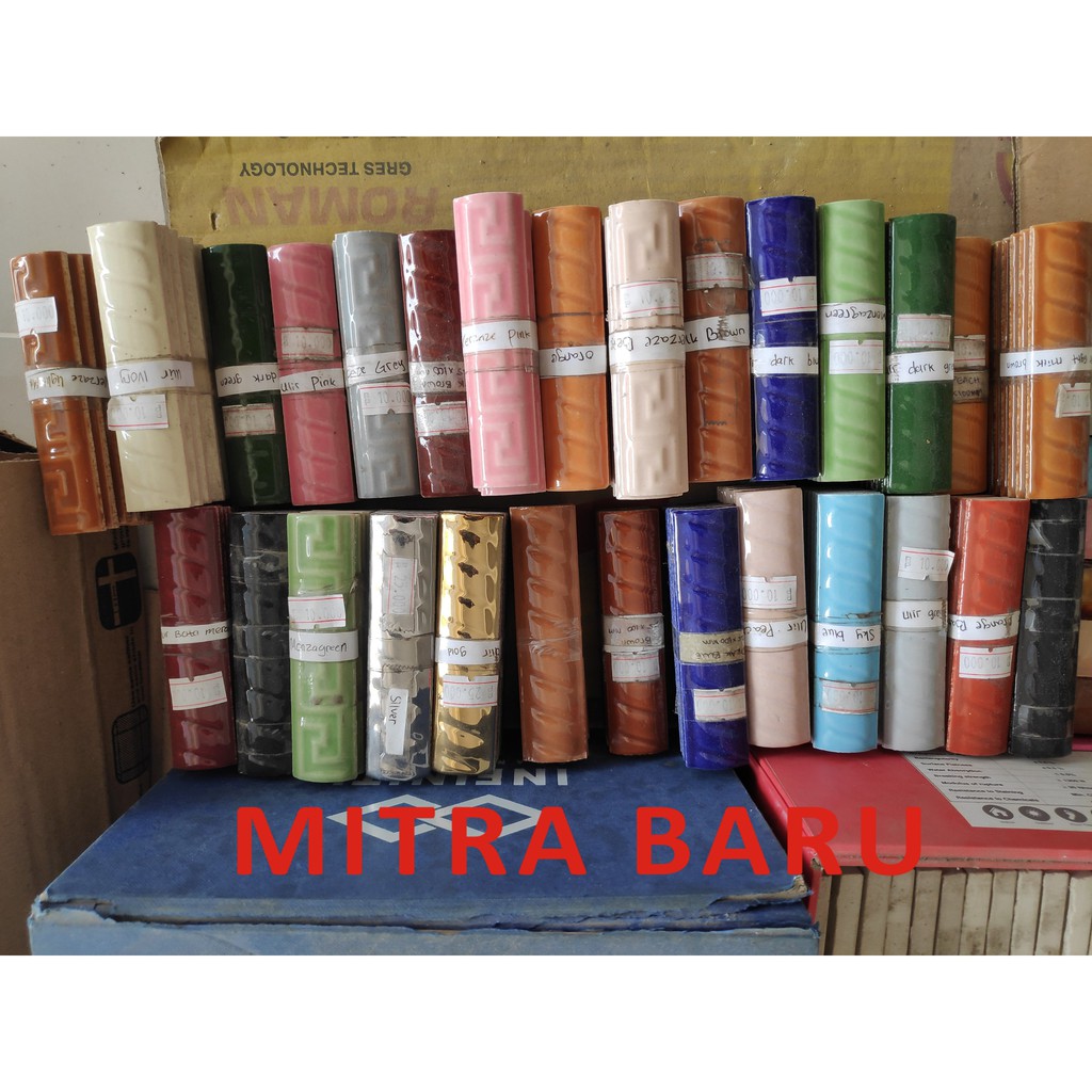 List Keramik Motif Ulir 10 CM. kuku Macan Ulir 10 CM. Bon Bon 10 CM