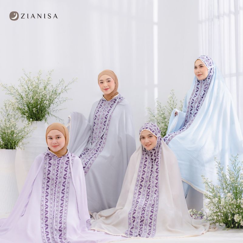 MUKENA ZIANISA BORDER AMSHIRA SERIES ALLSIZE