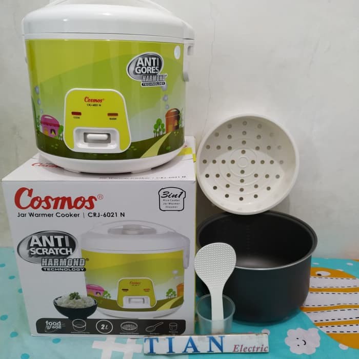COSMOS Harmond CRJ-6021N MagicCom / Rice Cooker 2 Liter
