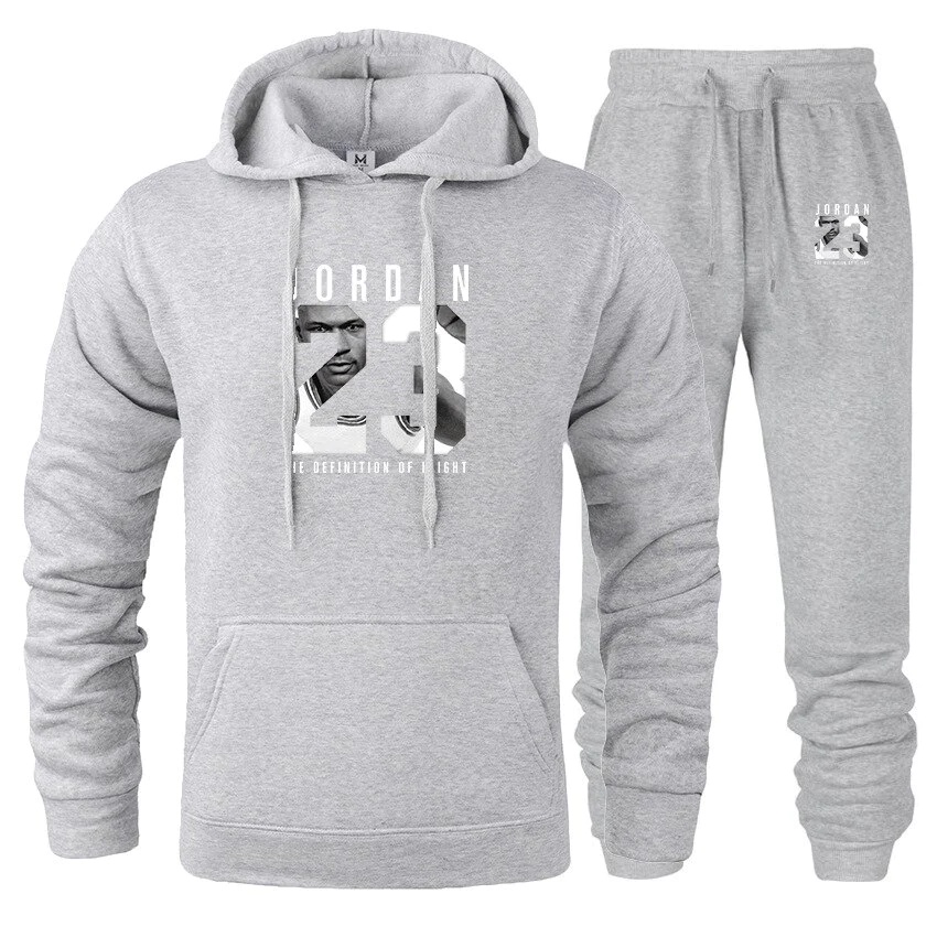 Setelan Celana Jogger &amp; Jumper Hoodie JORDAN23 II Set sweater Hoodie dan Celana Joger Panjang ( Pria &amp; Wanita )