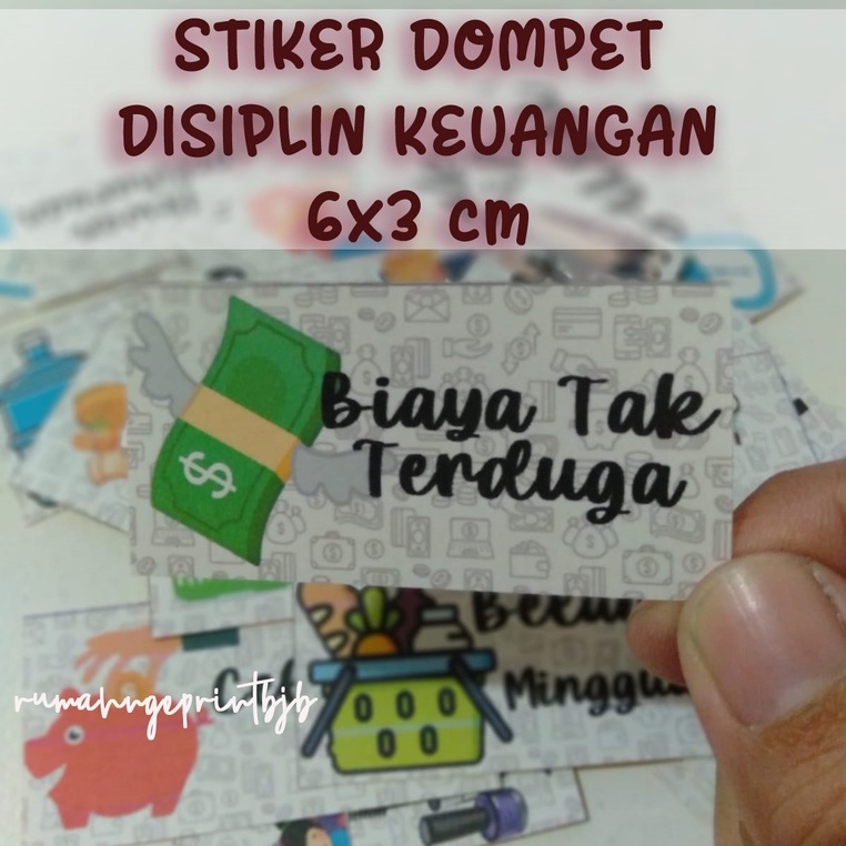 

#5 Stiker Dompet Disiplin Keuangan