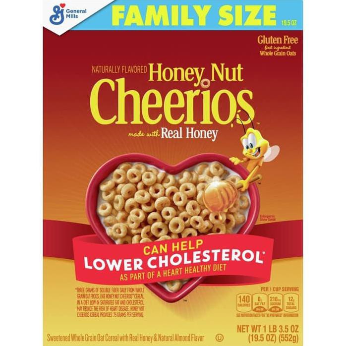 

CHEERIOS HONEY NUT 552 GR - SEREAL SARAPAN CHEERIOS HONEY NUT
