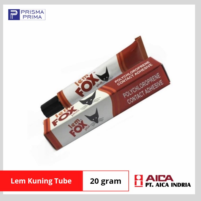 

Lem Kuning Fox Plus Tube Odol Kecil 20 gram gr