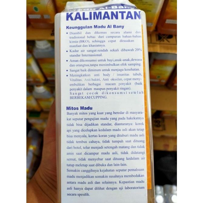 

Madu murni asli hutan plus propolis Al bany 1kg 1000 gram