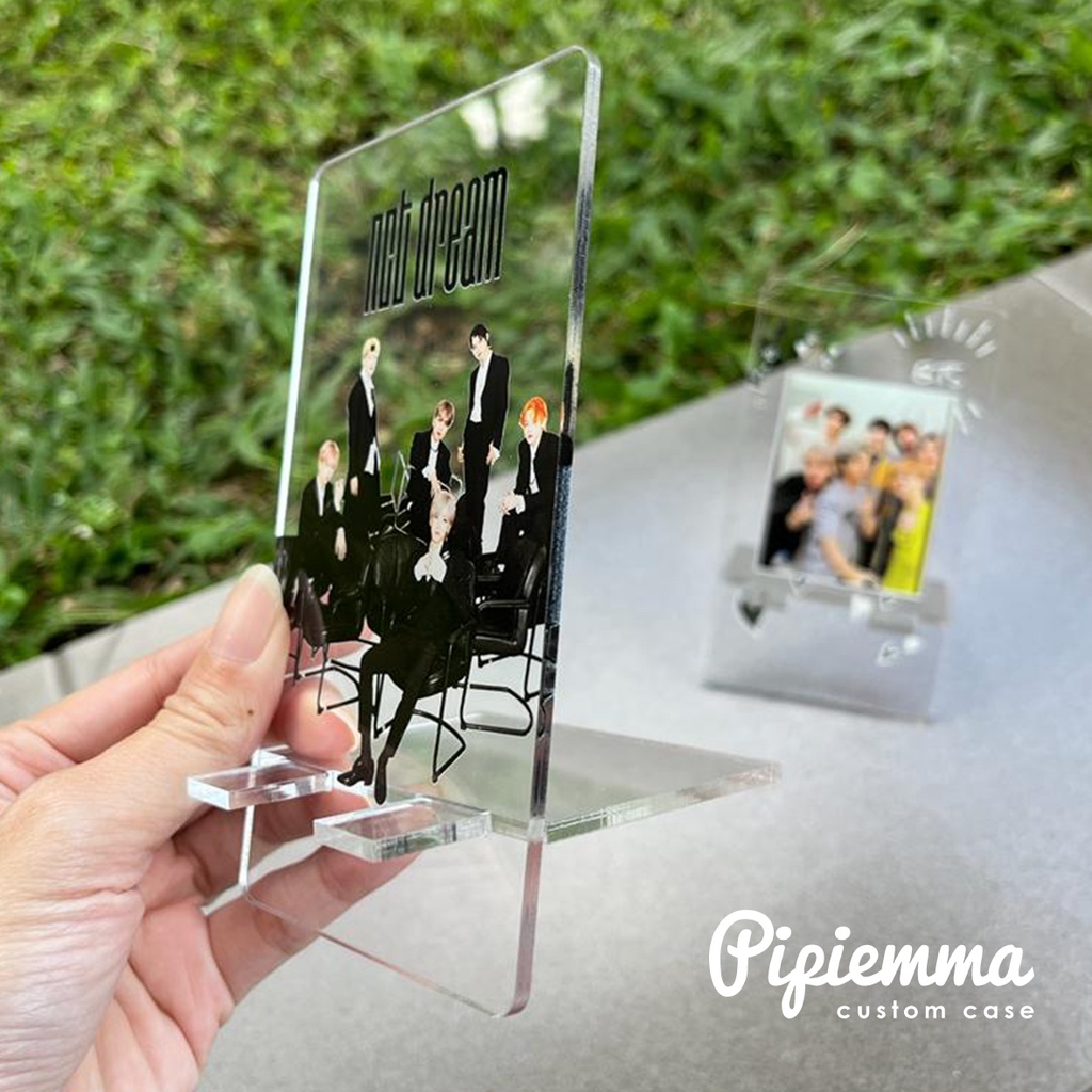 PHONE HOLDER NCT BTS CUSTOM DUDUKAN HP PENYANGGA HP STAND PHONE HOLDER AKRILIK STAND HP/ TATAKAN HP BTS NCT