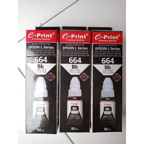 Tinta Epson 664 black Eprint
