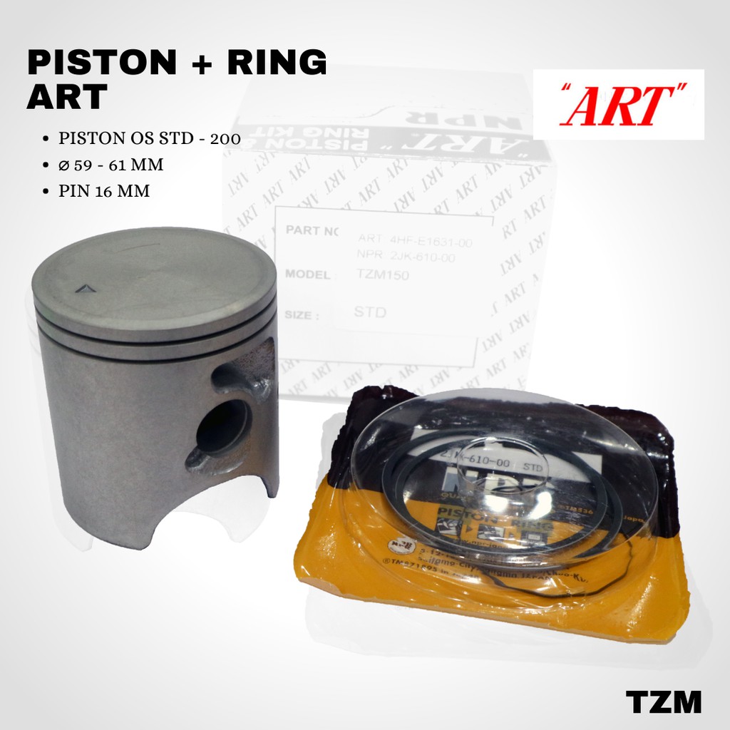 Seher Piston set Kit ART TZM yamaha os std - 200