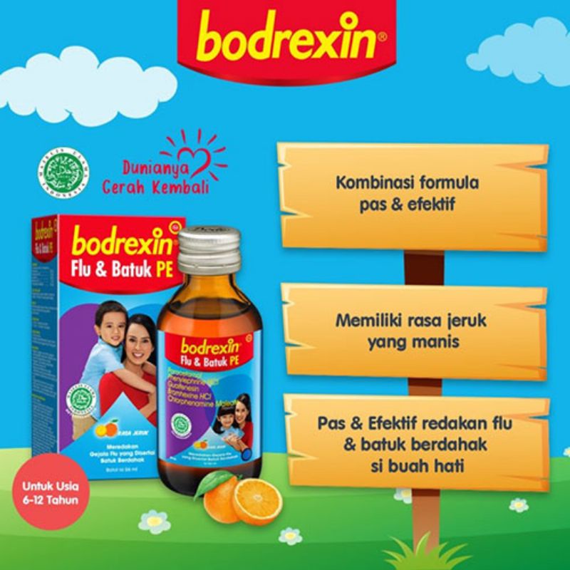 BODREXIN FLU &amp; BATUK PE SIRUP