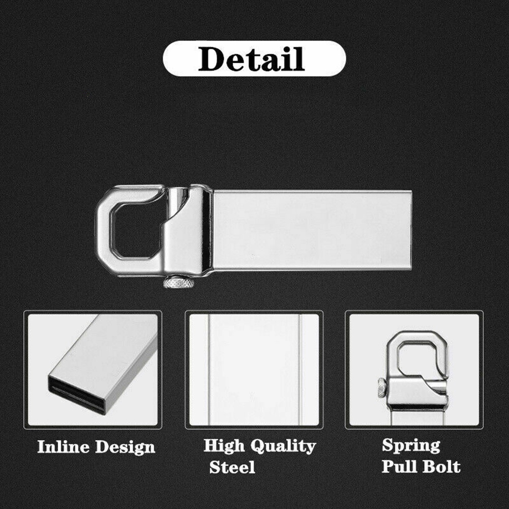 (Huluboy) Flashdisk USB 3.0 Kapasitas 1 / 2T Portable Untuk PC / Laptop