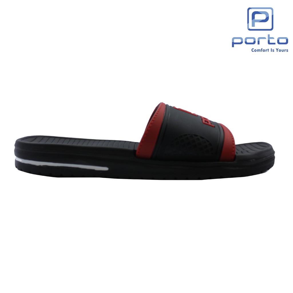 Porto - Sandal Pria Karet House Slipper Kuat Nyaman Porto Man Original 1011M (Super Sale!)-6