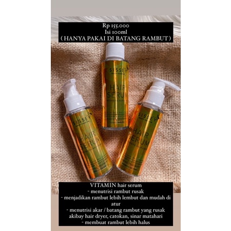 SISSEY HAIR SERUM VITAMIN