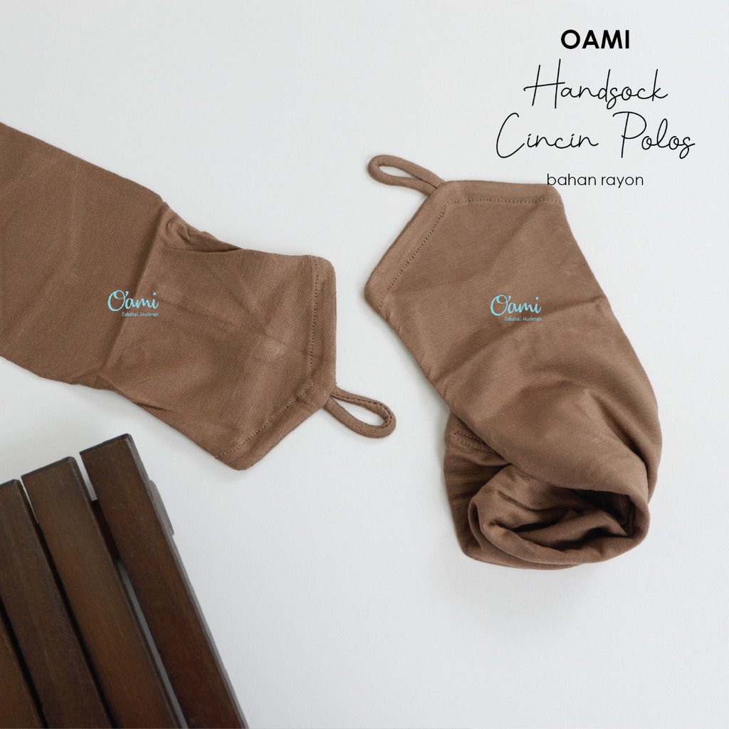 Oami Handsock Cincin  Polos Rayon Super