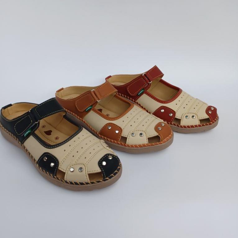 {Tgu31au22ᴴ} Sepatu sandal wanita kickers tersedia size jumbo/big size // selop hrv