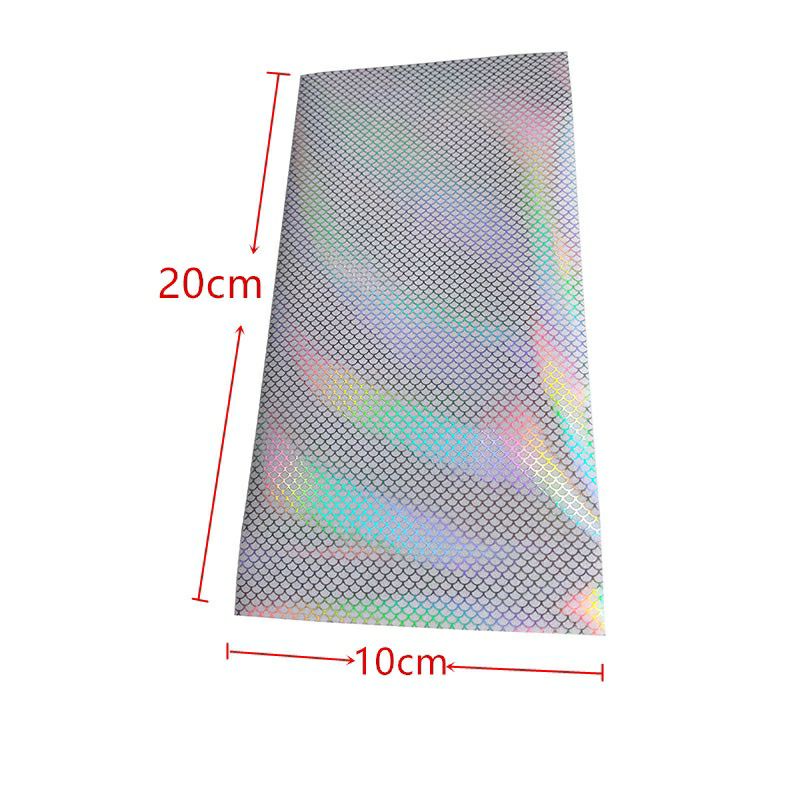 

Stiker Film Holografik Warna Pelangi Ukuran 20x10cm Untuk Umpan Pancing Jig/minnow