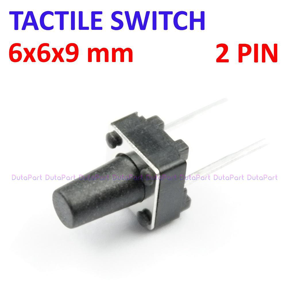 Tactile Switch Push Button 6x6 mm 2 PIN KAKI SILAHKAN PILIH UKURAN