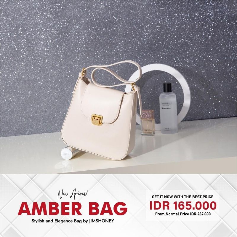 FREE EXCLUSIVE BOX TAS SELEMPANG WANITA UNIK JIMS HONEY JH AMBER BAG BRANDED MEWAH KADO CANTIK UNIK