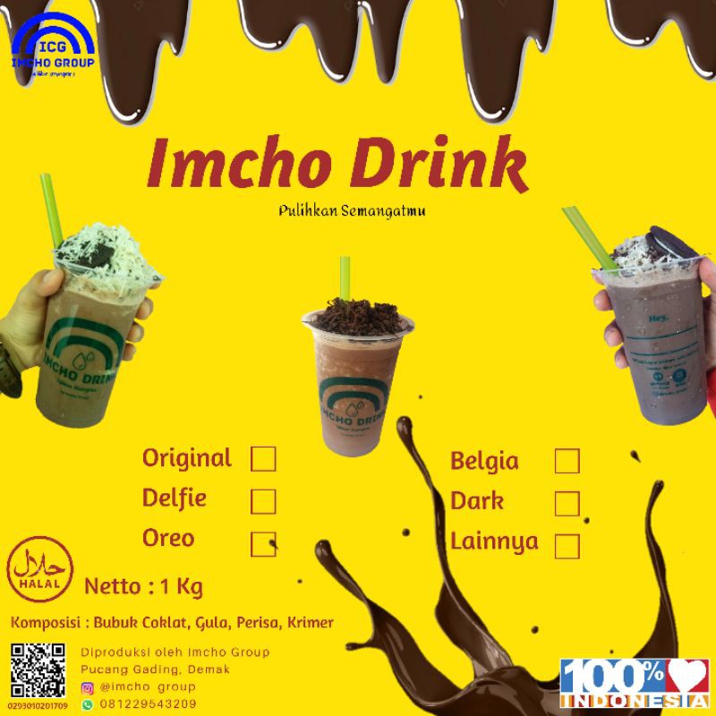 

Bubuk Coklat Praktis Imcho Drink