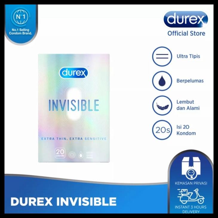 Kondom Durex Invisible Isi 20 Pcs Kode 1069
