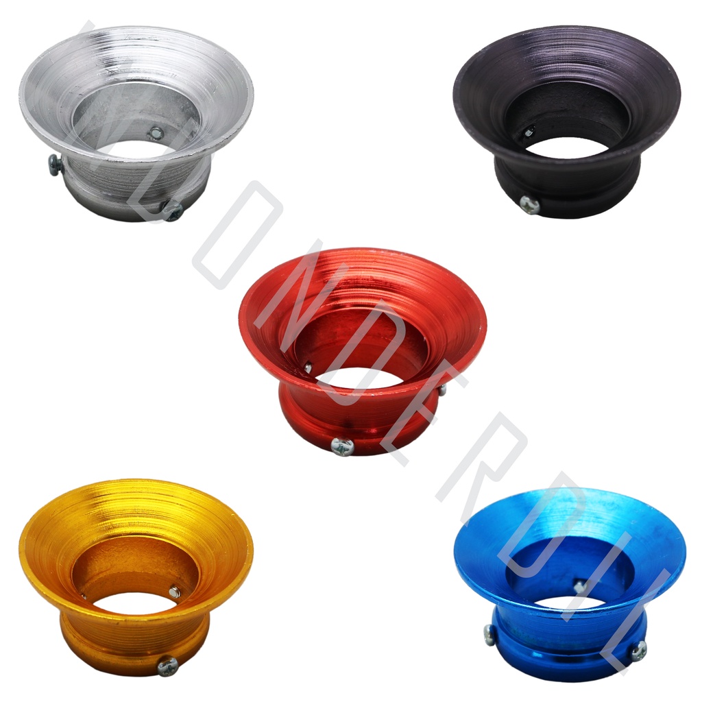 Corong Karburator-Karbu-Carbu-Carburator Velocity Veloscope PE-PWK 24-28 CNC Keihin dll Emas-Biru-Merah-Silver-Hitam