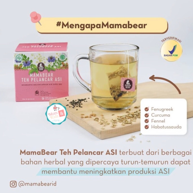 Mama Bear Teh Pelancar ASI / Mamabear ASI Booster