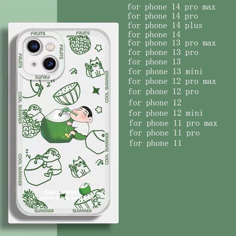 Soft Case Silikon TPU Transparan Motif Anak Laki-Laki Untuk IPhone 14 12 13 6 6S 7 8 Plus X XS XR 11 Pro Max