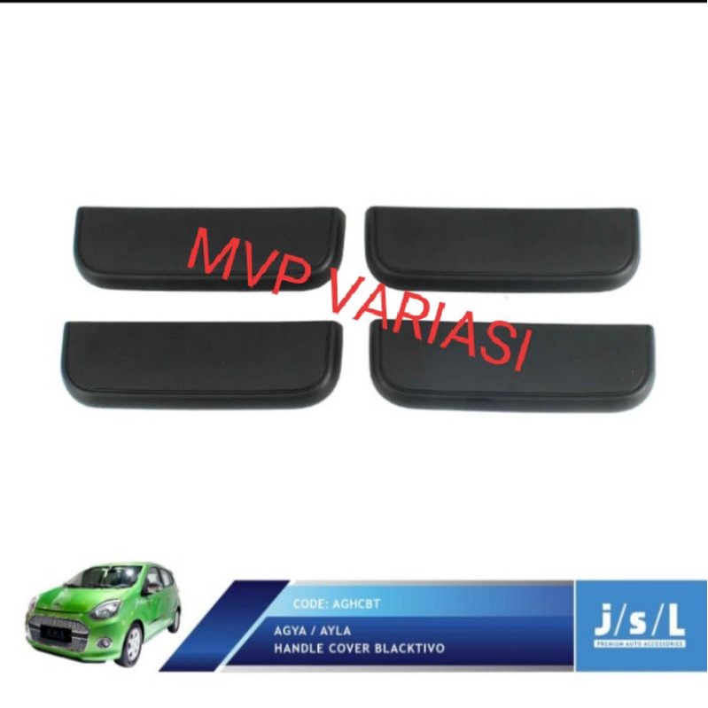 Toyota Agya Handle Cover Blacktivo / Aksesoris Eksterior Agya