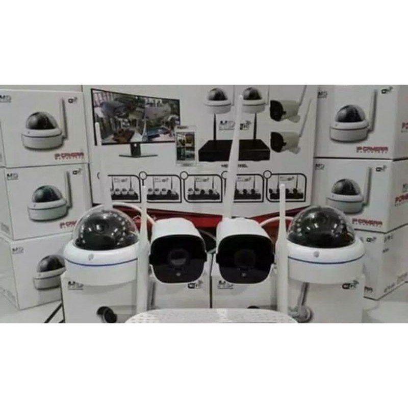 PAKET CCTV WERLES  NVR KIT LENSA 5 MP 1080P