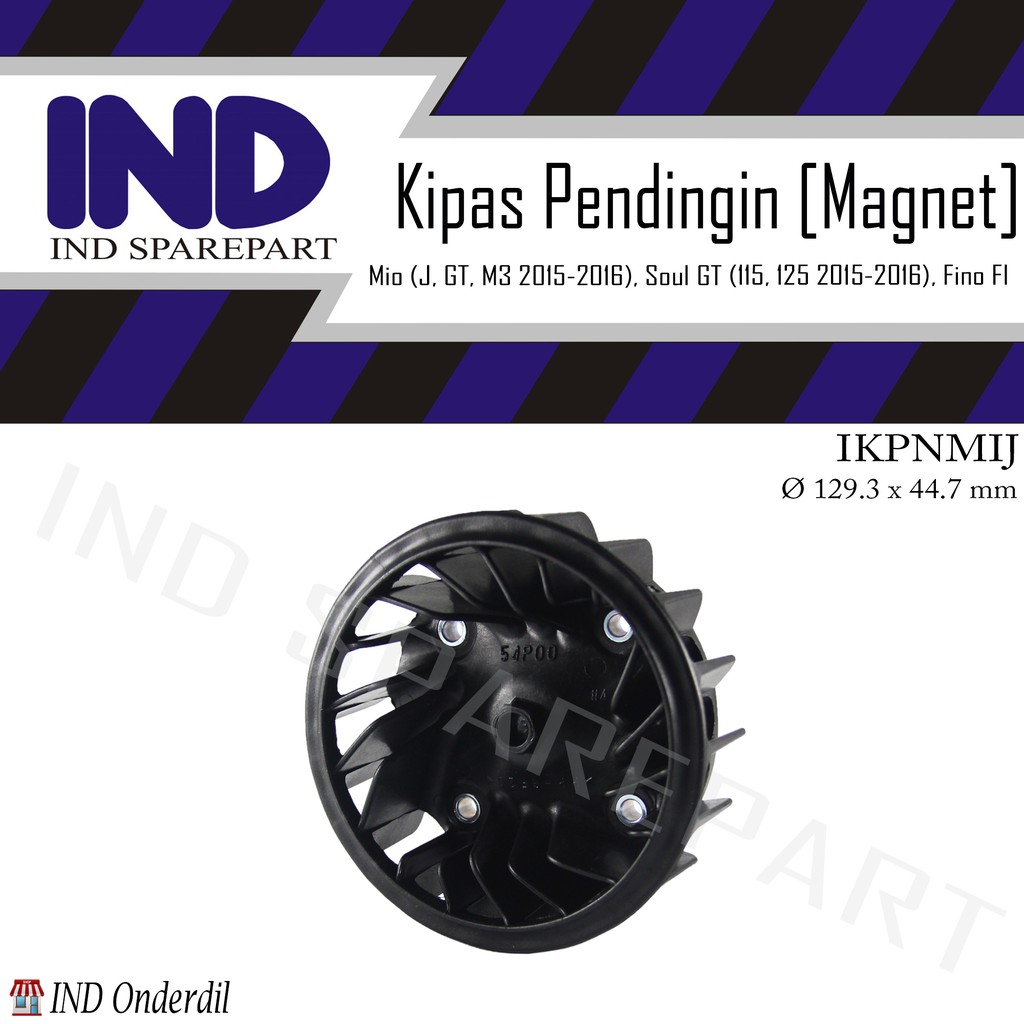 Kipas Pendingin Magnet-Magnit Radiator Soul GT 115