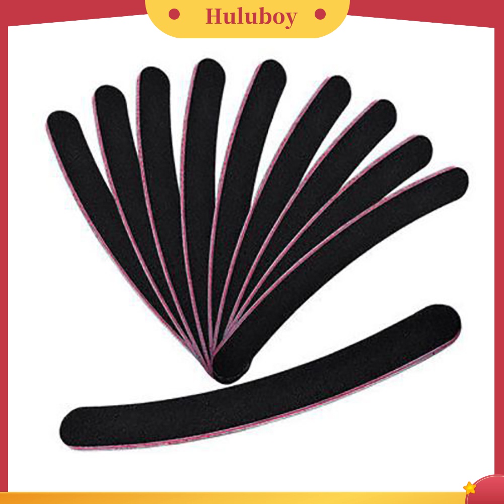 Huluboy Huluboy♡ 10pcs Kikir Kuku Portable DIY Untuk Manicure