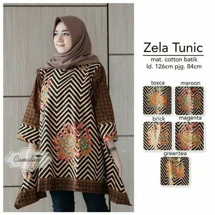 Tunik Super Jumbo Aserehe Ld 125 Tunik Jumbo Model Waka Waka