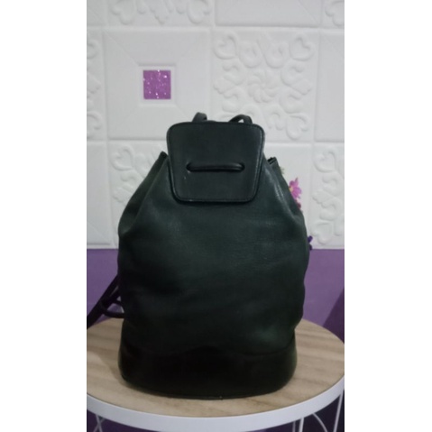 tas shoulder serut kulit asli brand renoma preloved