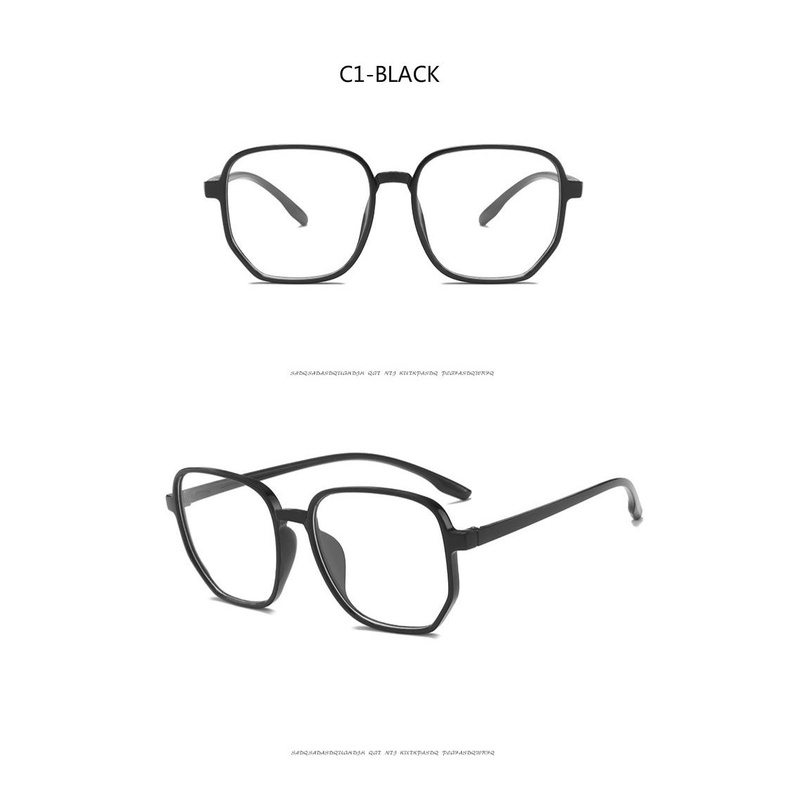 2020 new trendy polygonal Korean style big frame fashion glasses