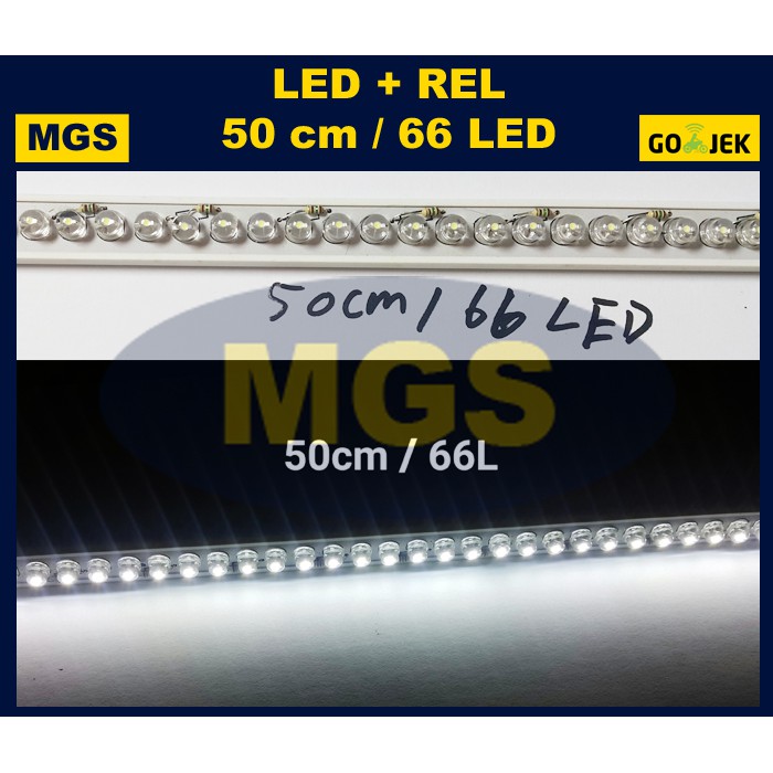 LED STRIP + REL 50CM 66 LED