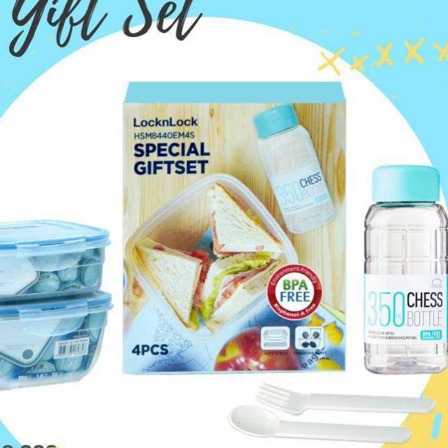 Lock and lock gift set
