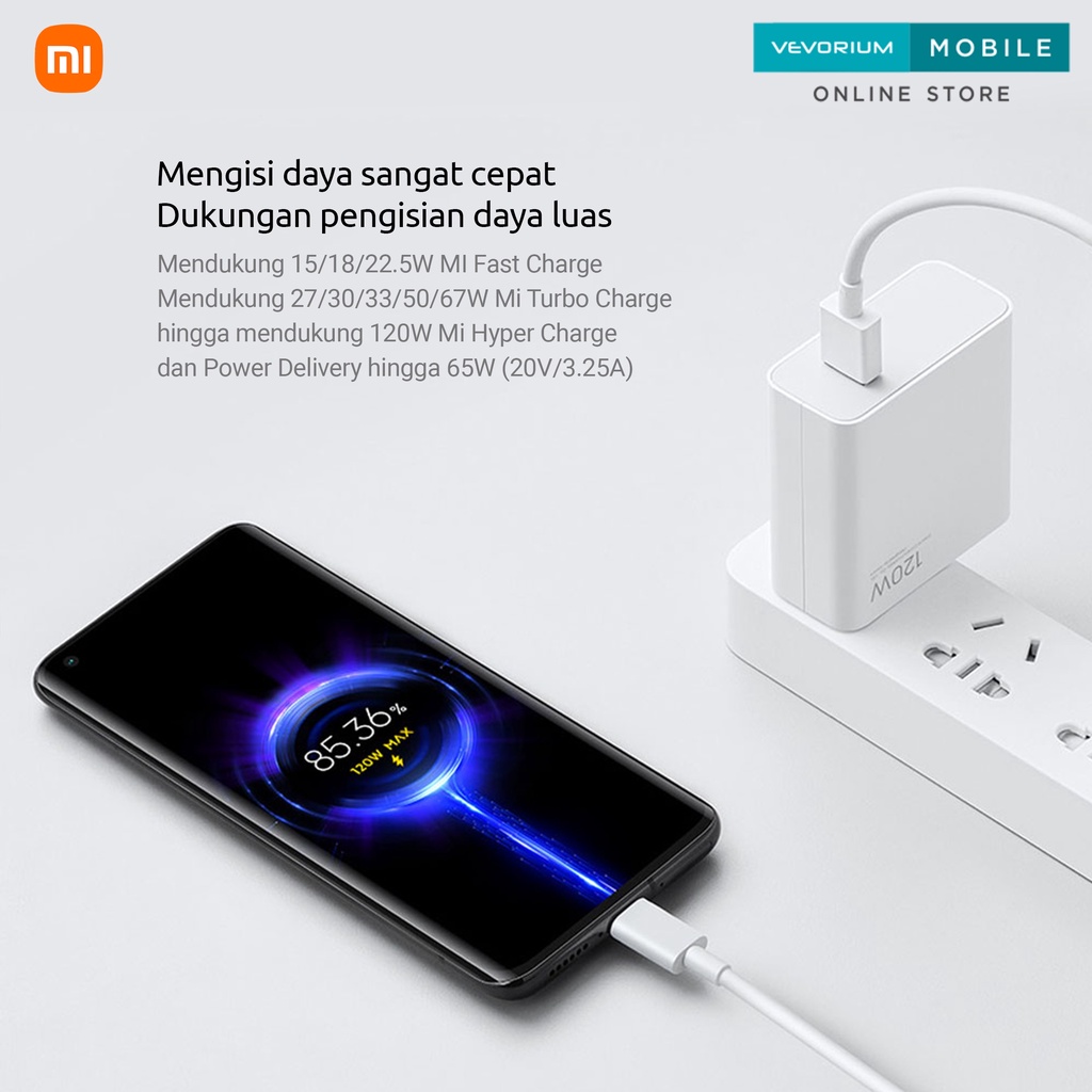 Xiaomi 6A 33W/67W/120W USB Type C 100cm Turbo Hyper Charge Kabel Data Cable 1m Fast Charger Tipe C PD Power Delivery Original Ori Cepat 5A 3A